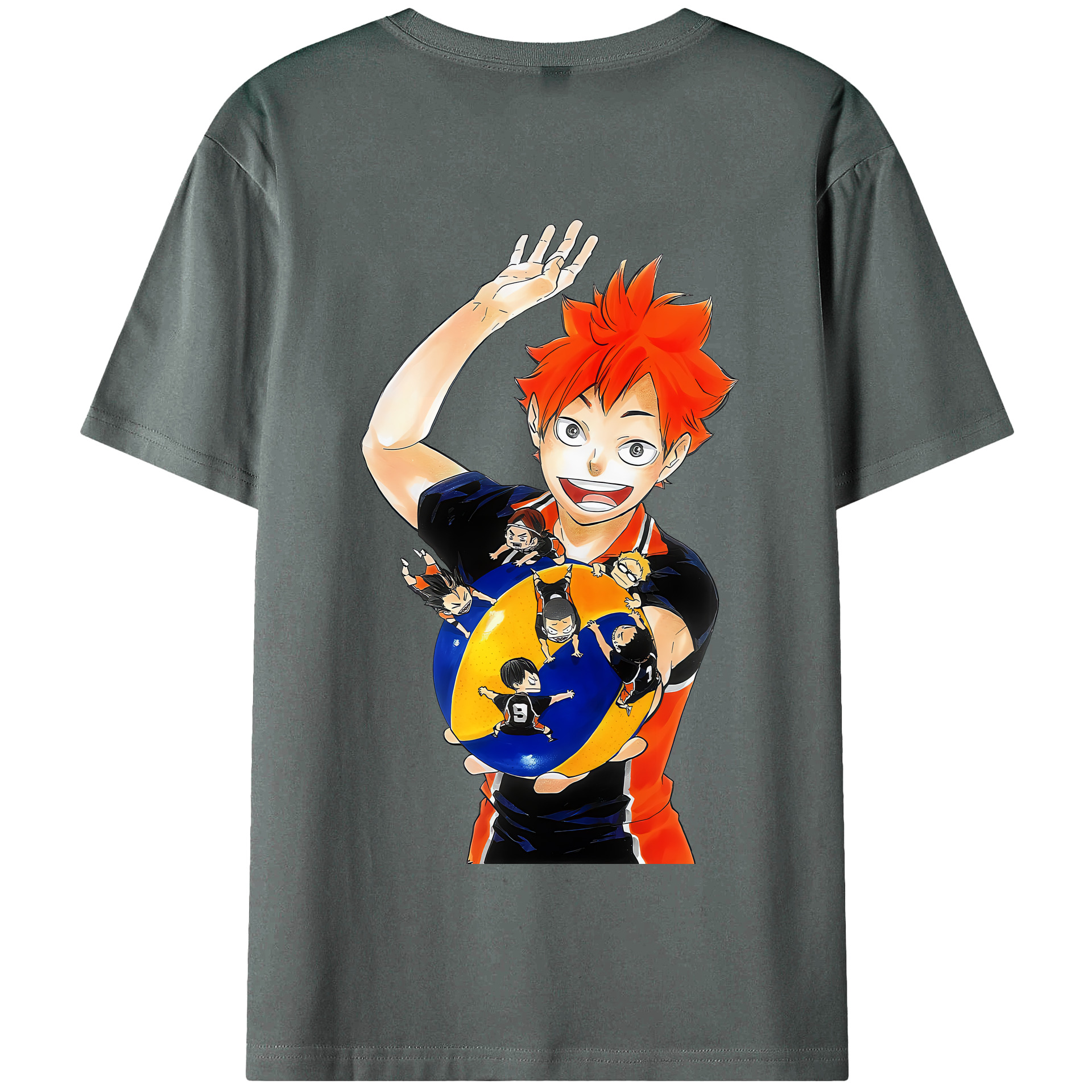 （画像用） ハイキュー!! Haikyu!! 綿100％半袖Tシャツ（背面プリント）